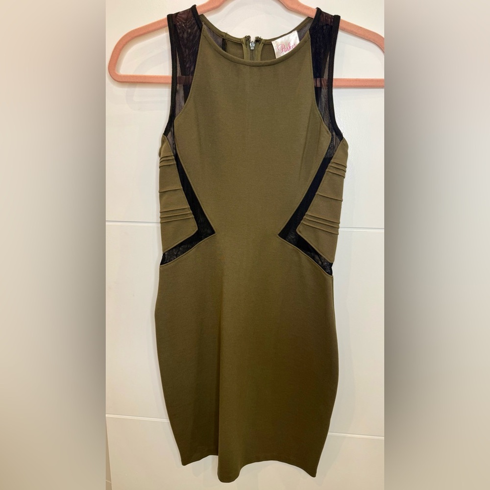 Parker Olive Evelyn Mini Dress size XS NWT